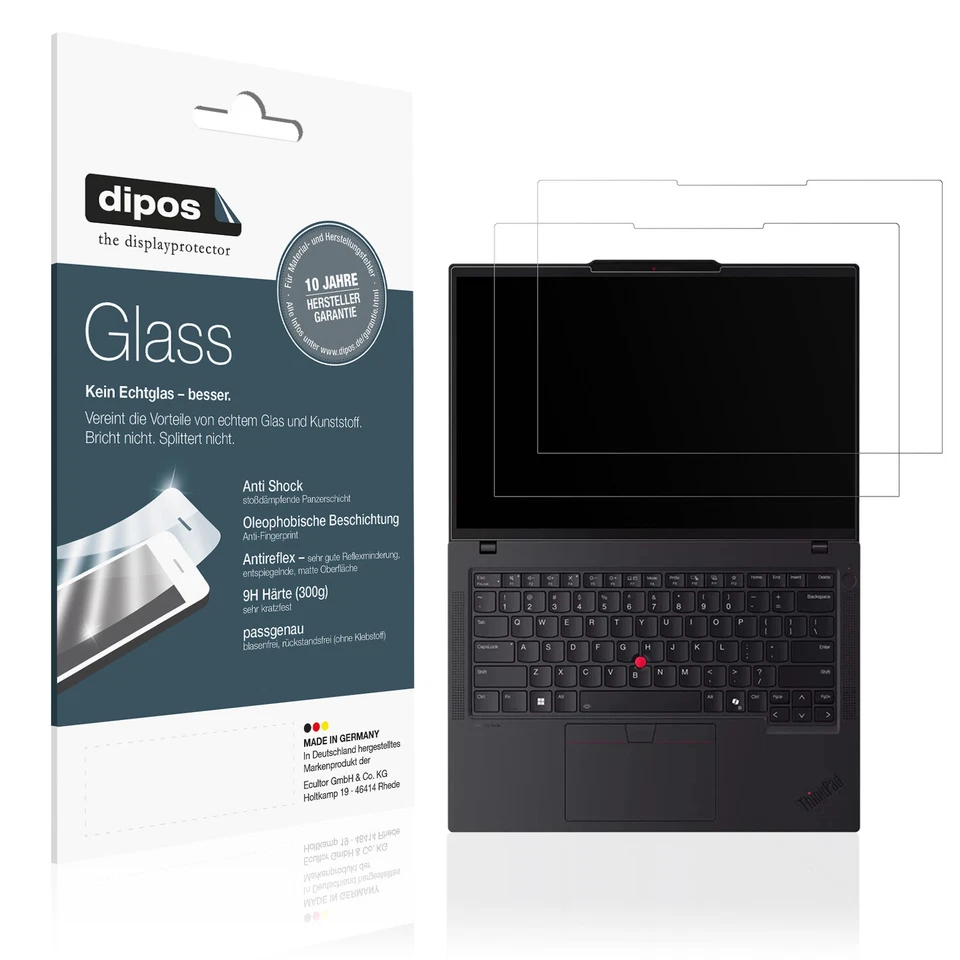 2x Screen Protector for Lenovo Campus ThinkPad P14s Gen 5 matte Flexible Glass - Image 1 of 4