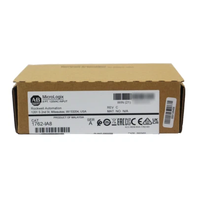 NEW Allen Bradley AB 1762-IA8 SER A MicroLogix 8 Pt 120V AC Input Module 1762IA8 - Image 1 of 3