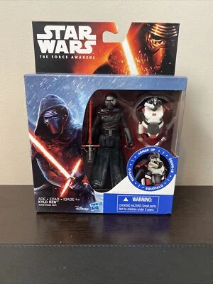 Boneco de ação Star Wars Kylo Ren Snow Mission The Force Awakens 3,75" EM ESTOQUE - Imagem 1 de 3