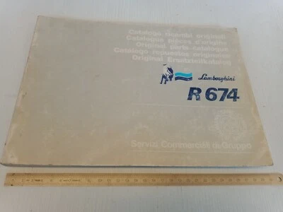 catalogo parti ricambio originale trattore Lamborghini 1986 R674 R 674 - Immagine 1 di 4