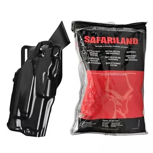 SAFARILAND 6390-2672 17/17 Right Mid-Ride Holster Gloss Black FNS-5 IT M3 LIGHT - Picture 1 of 16