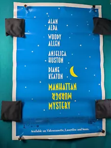 Manhattan Murder Mystery, Anjelica Huston, Woody Allen, Poster 40 x 27 - Picture 1 of 6