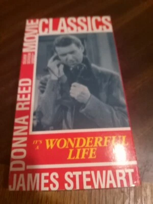 It's A Wonderful Like Movie Classic Donna Red Stewart Silver VHS Tape  - Image 1 of 2