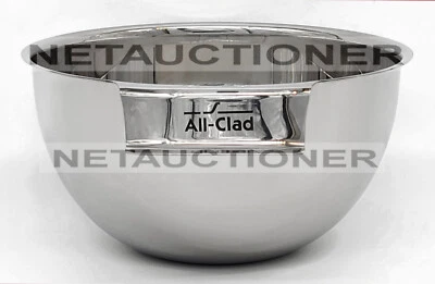 New ALL-CLAD Stainless Steel 3 Qt Mixing Bowl Professional Quality - Image 1 of 4