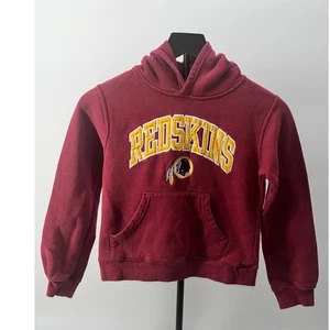 Girls NFL Team Apparel Redskins Hoodie Pullover Graphic Logo Kids Size Large - Picture 1 of 5
