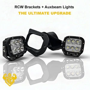 ✨ FJ Cruiser Wing Delete Brackets + Auxbeam LED Spot Lights Combo Retrofitted - Bild 1 von 18