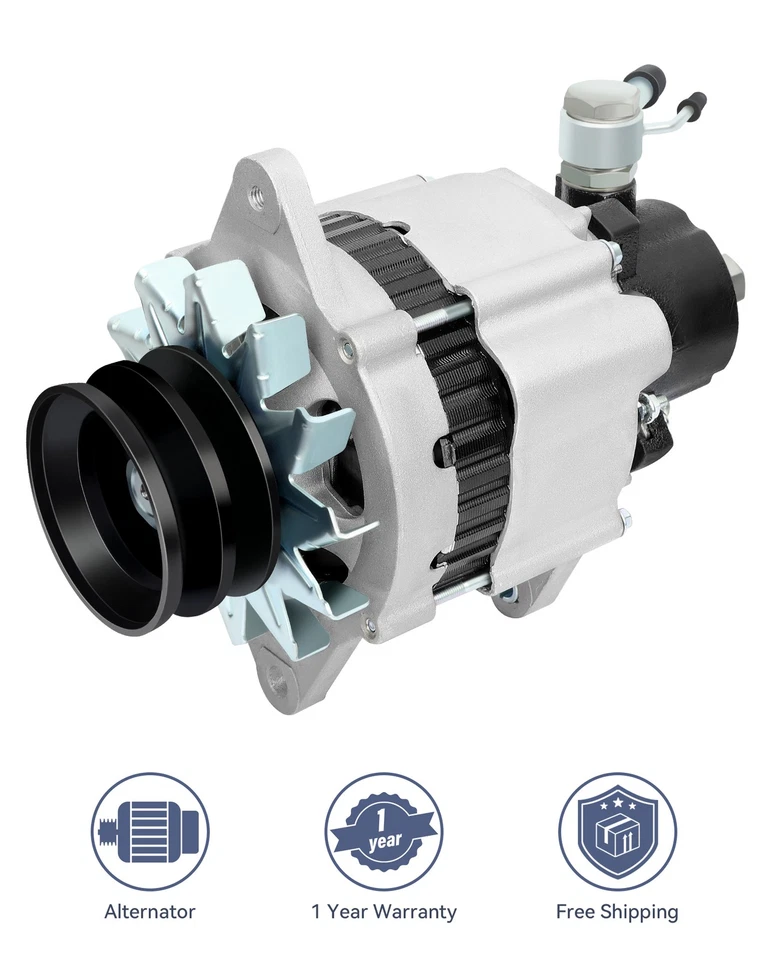 Novo alternador prata 12097 para 1995-1996 Chevrolet W3500 Tiltmaster L4 3.9L - Imagem 1 de 4