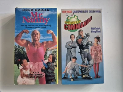 HULK HOGAN VHS Lot (Mr. Nanny & Suburban Commando) - Image 1 of 4