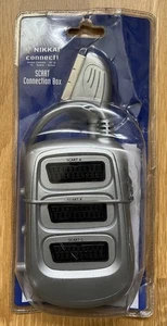 Nikkai Connect SCART Lead Connection Box Adaptor New ( Package Damaged ) - Picture 1 of 3