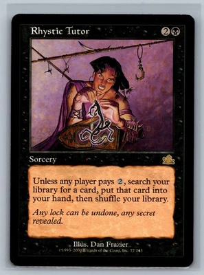 Magic The Gathering Prophecy Rhystic Tutor #77/143 MTG TCG CCG - Image 1 of 2