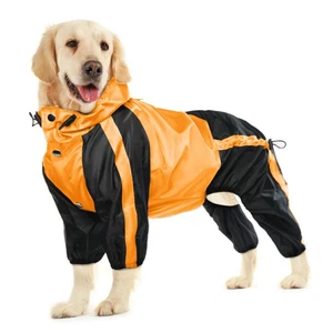 Dog Raincoat - Waterproof Lightweight Jacket for Large Dogs - Picture 1 of 6