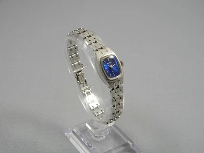 Seiko Watch Women 17 Jewel Manual Wind 15mm White Gold Plated, Clasp Band 6.25" - Image 1 of 4