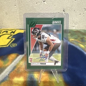 2024 Zenith Bralen Trice Green 2 Minute Drill Auto RC #112 Atlanta Falcons - Picture 1 of 2