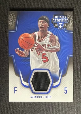2015-16 Panini Materiales Totalmente Certificados Azul Jalen Rose Reliquia Usada en Juegos/49 Foto 1 de 2