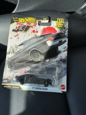 Toyota Celica 5 - '77 Hot Wheels Premium Japón Historic 2026 EN MANO Foto 1 de 2