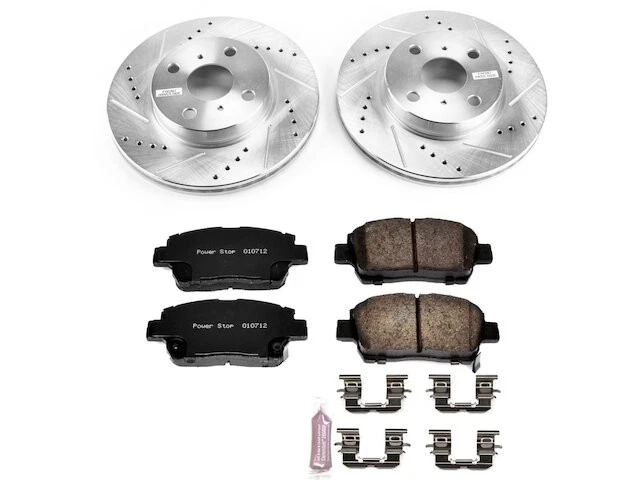 Front Brake Pad and Rotor Kit For 12-15 Scion iQ GAS QX26Q5 Foto 1 de 1