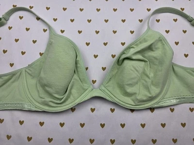 Sujetador Victorias Secret Y2K Algodón Vintage Verde 36D Foto 1 de 4