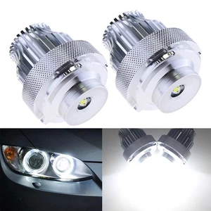 For BMW 5 Series E60 E61 LCI LED White Angel Eyes bulbs Error Free Plug and Play - Picture 1 of 9