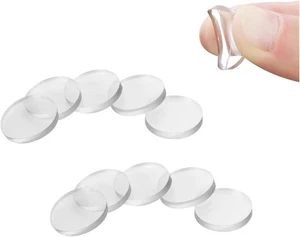 75 Pcs Glass Table Top Bumpers 20 mm Round Clear Non Adhesive Rubber Bumpers Ant - Picture 1 of 6