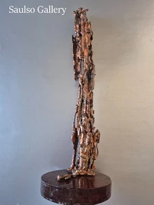 Brutalistische Kupferskulptur Mid Century aus prominentem Nachlass - Bild 1 von 7