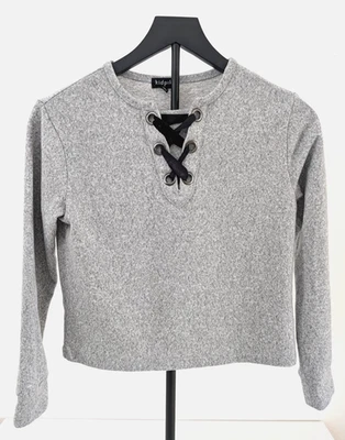 Kidpik Girl Gray Pullover Sweater Size L 10-12 - Image 1 of 4