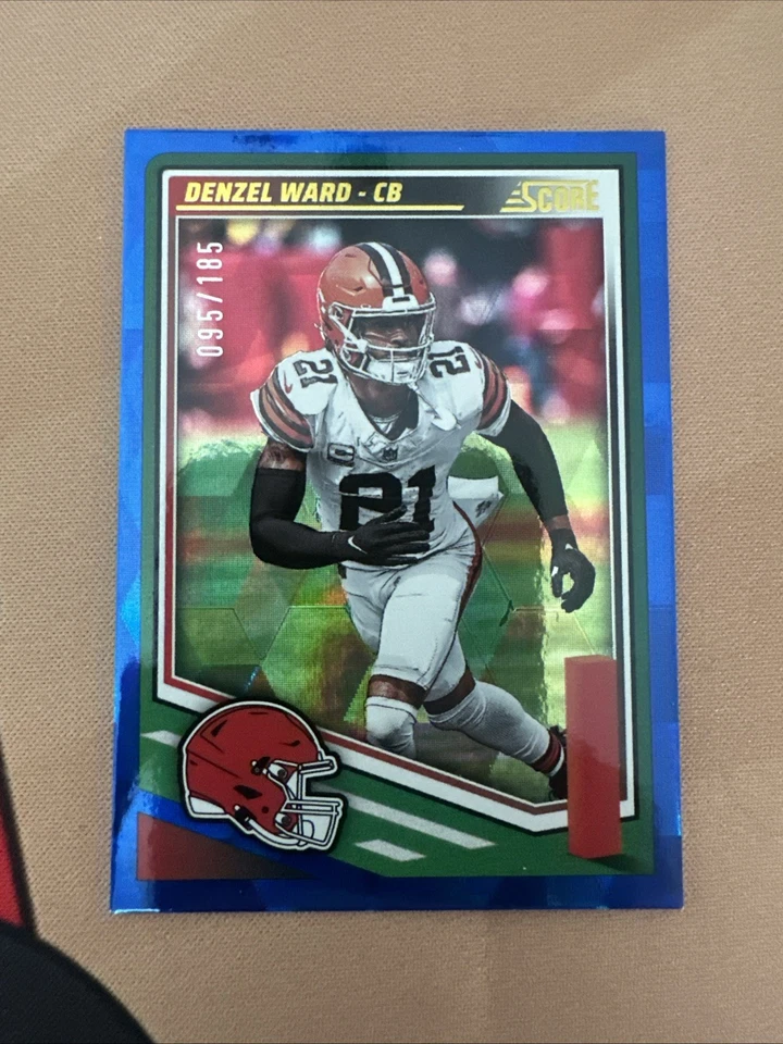 2025 Score Denzel Ward Blue /185 - Image 1 of 1