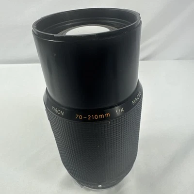 KIRON 70-210 mm f/4 MACRO 1:4 Camera Lens Zoom Lock Made In Japan - Image 1 of 4