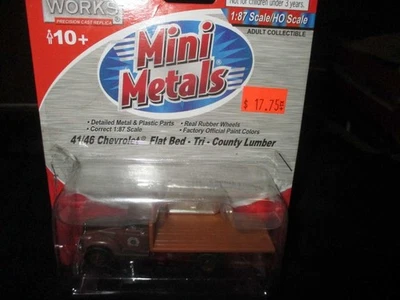 Мини-металлы Classic Metal Works масштаб 1:87 HO 41/46 для Chevy бортовой пиломатериал грузовика - Изображение 1 из 3