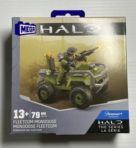 Mega Halo The Series ATV Building Toys Set, FLEETCOM Mongoose Vehicle with 79 Pi - Picture 1 of 3
