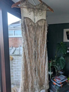 Miss Selfridge Sequin Beaded 1920s Dress Size UK6 Or EU34 Good Condition - Picture 1 of 10
