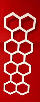 Troquelados Tim Holtz * Panal * Juego de 20 * Cartulina negra, blanca o Kraft Foto 1 de 4