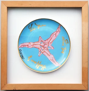Salomé Leben Liebe Hoffnung Künstler-Teller Rosenthal 1985 signiert Porzellan - Bild 1 von 3