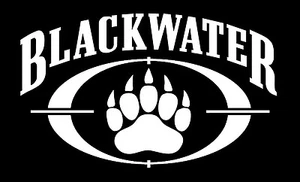 5 inch wide BLACKWATER shadow army decal sticker,40,.45,Hand Gun decal sticker - Picture 1 of 3