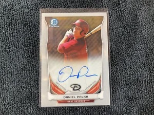 2014 Daniel Palka Auto Bowman Chrome Football On Card Auto Rc - Picture 1 of 3