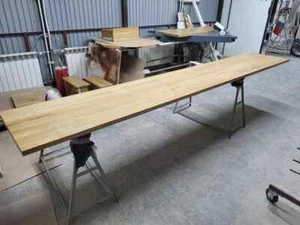 Arbeitsplatte Holzplatte Hochwertig Arbeitsplatte Eiche Buche Nussbaumholz - Bild 1 von 17