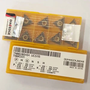 10pcs/pack TNMG160404 UC5115 TNMG332 UC5115 Carbide Inserts New MS#XR - Picture 1 of 4