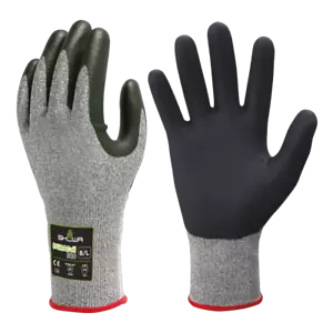 Showa 386 Handschuhe Duracoil Schnitt Resistent Hppe / Nitril Schaum Griff - Bild 1 von 4
