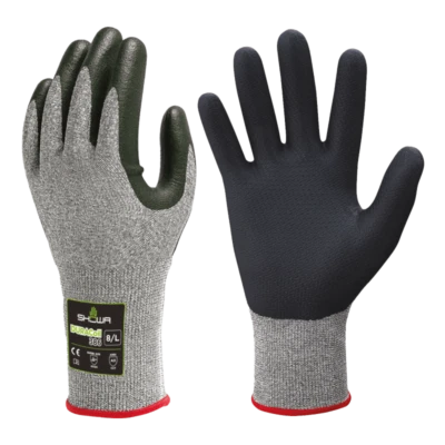 Showa 386 Handschuhe Duracoil Schnitt Resistent Hppe / Nitril Schaum Griff - Bild 1 von 4