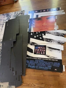 BORN ON THE 4TH OF JULY Video store release Standee ~ Tom Cruise~ - Picture 1 of 6