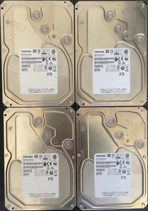 Toshiba MG05ACA800E 8TB SATA III 6GB 256MB 3.5" 7.2K ENTERPRISE CLASS x4 = 32TB - Picture 1 of 1