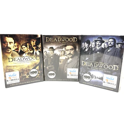 Deadwood Complete Series DVD HBO TV Show Season 1 2 3 Brand New Sealed - Image 1 of 4