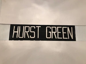 Hurst Green - Preston (2) 1960’s Bus Destination Route Bus Blind 27” - Picture 1 of 6