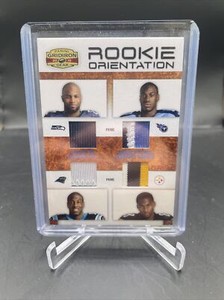 2010 Gridiron Gear Tate Williams LaFell Sanders Quad RC Jersey Patch /25 #5 