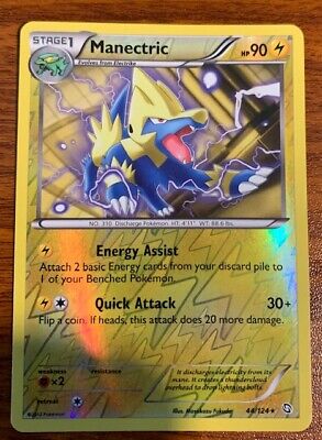 2012 Pokemon Dragons Exalted #40/124 Manectric Holo Free Shipping