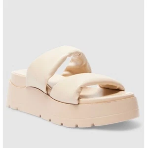 Sandier Cream Platform Slide - Picture 1 of 4