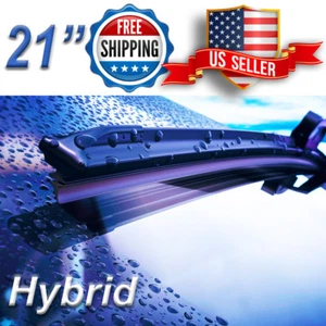 21" Inch Wiper Blades All Season Windshield J-HOOK Hybrid Style *Premium Quality - Picture 1 of 9