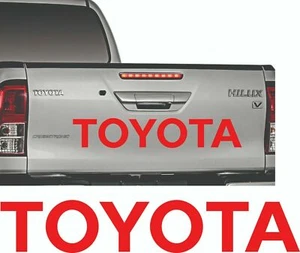 Toyota HILUX sticker Tailgate RED decal pick up D4D mk3 kit 2.5 Diesel - Picture 1 of 2