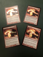 MTG - 4 x Fire Servant - FOIL - Premium Deck Series: Fire and Lightning - NM