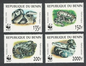 Pythons 4v Benin 1999 MNH SG#1812-1815 MI#1159-1162 Sc#1086 a-d - Picture 1 of 1
