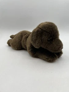 VERY RARE Ganz Classic Chocolate Labrador Puppy Dog 14" Plush Brown H12042 Lab - Picture 1 of 12